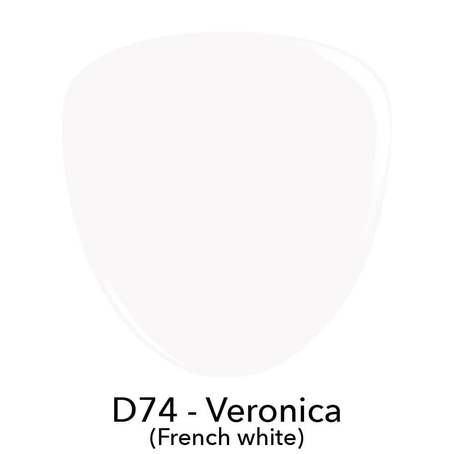 P74 Veronica (French White) Crème Nail Polish 4 P74 Veronica (French White) Crème Nail Polish - Image 2